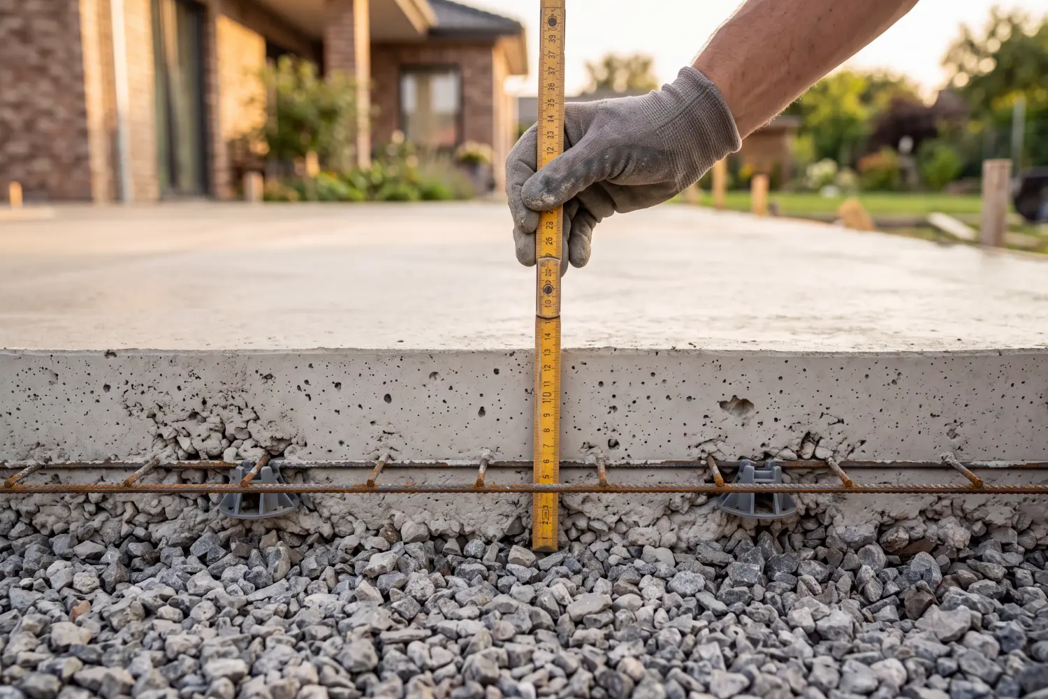 Betonik — betoniranje u celoj Srbiji | Koliko debeo beton treba za dvorište, stazu i prilaz?
