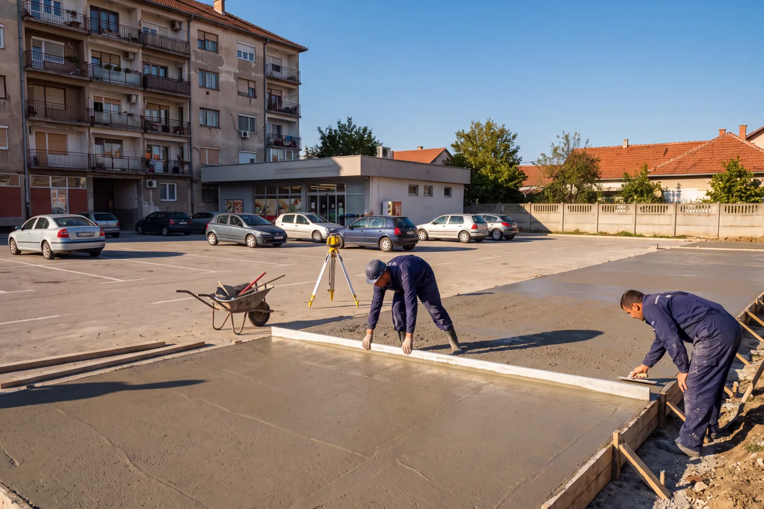 Betonik — betoniranje u celoj Srbiji | Spoljni platoi i parkinzi