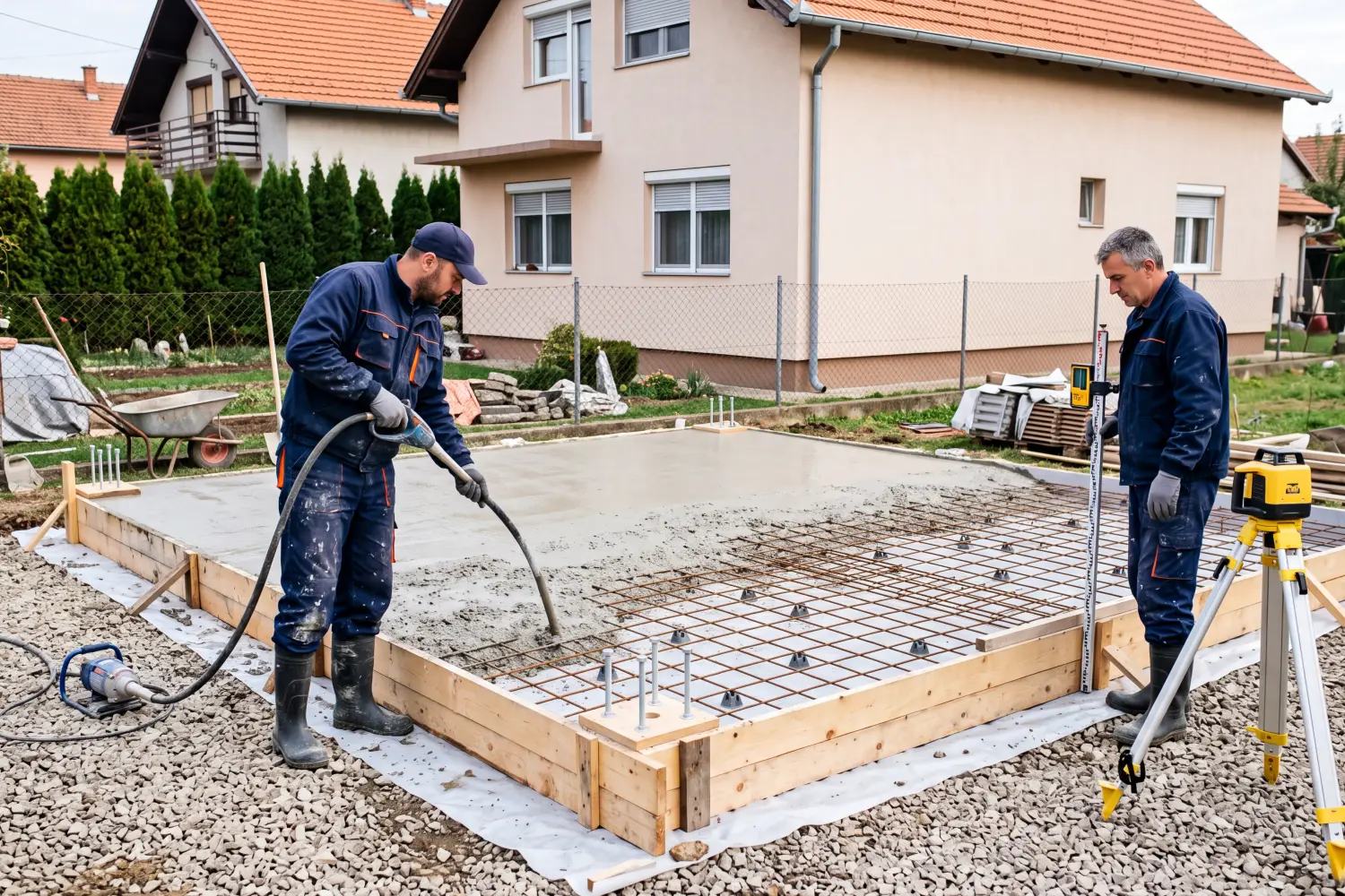 Betonik — betoniranje u celoj Srbiji | Podna ploča za garažu i pomoćne objekte