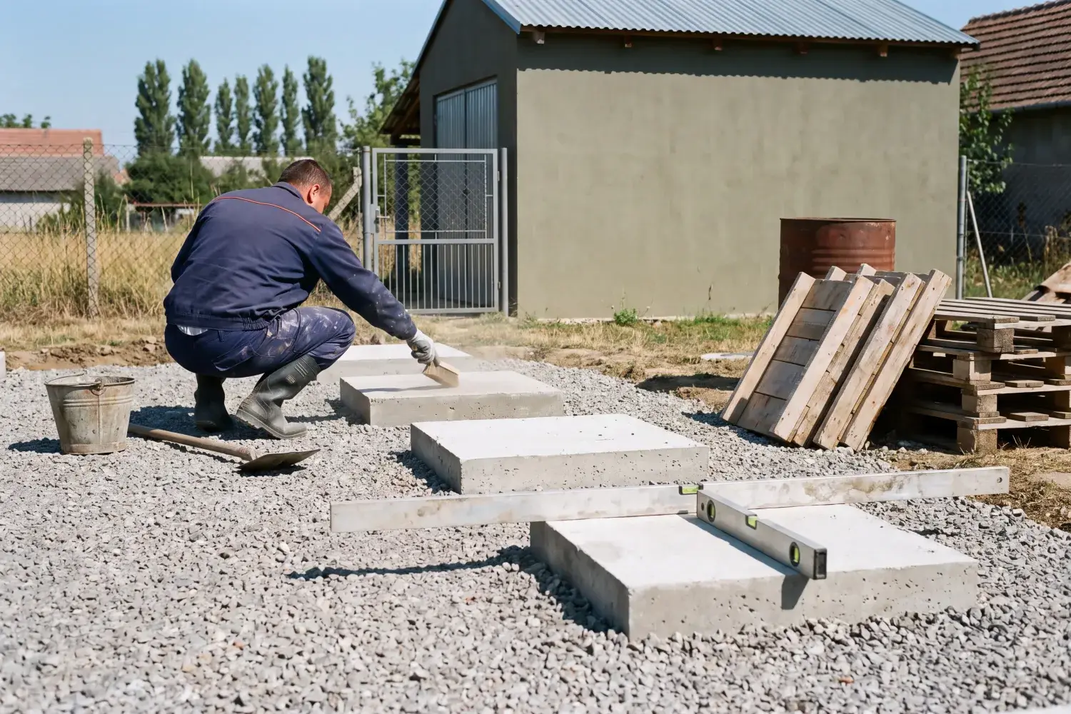 Betonik — betoniranje u celoj Srbiji | Ploča i stope za kontejner