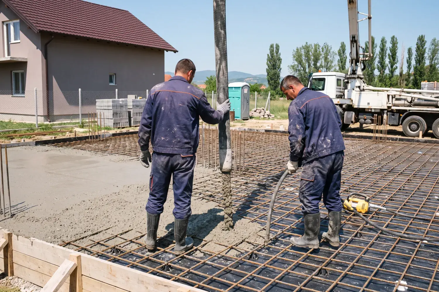 Betonik — betoniranje u celoj Srbiji | Temeljna ploča