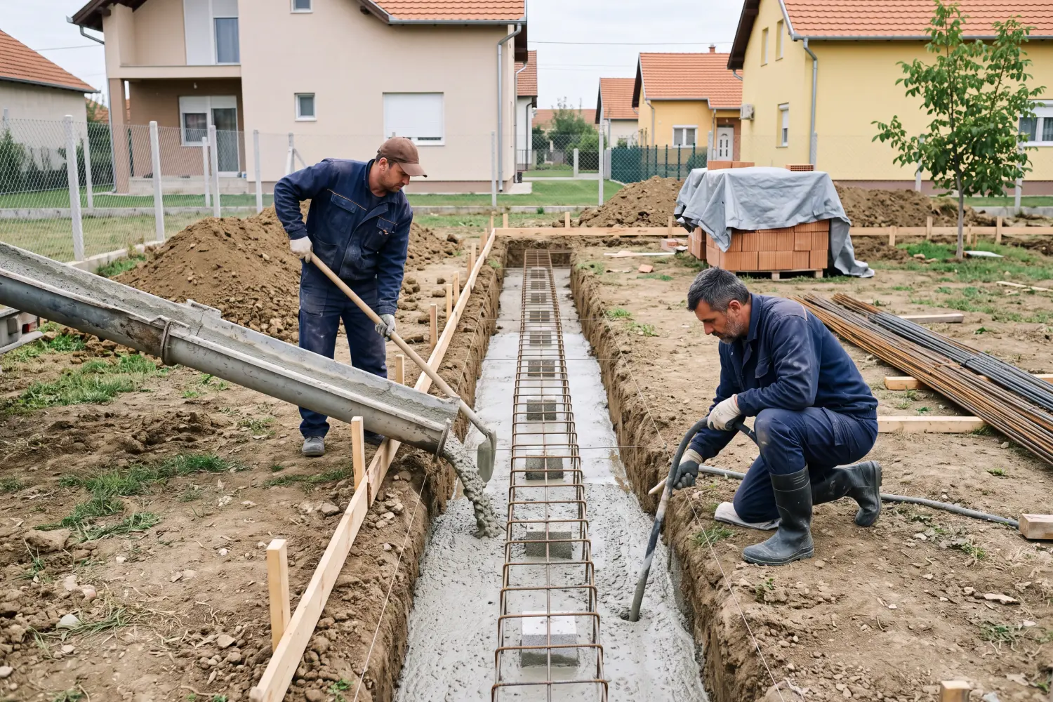Betonik | Betoniranje temelja